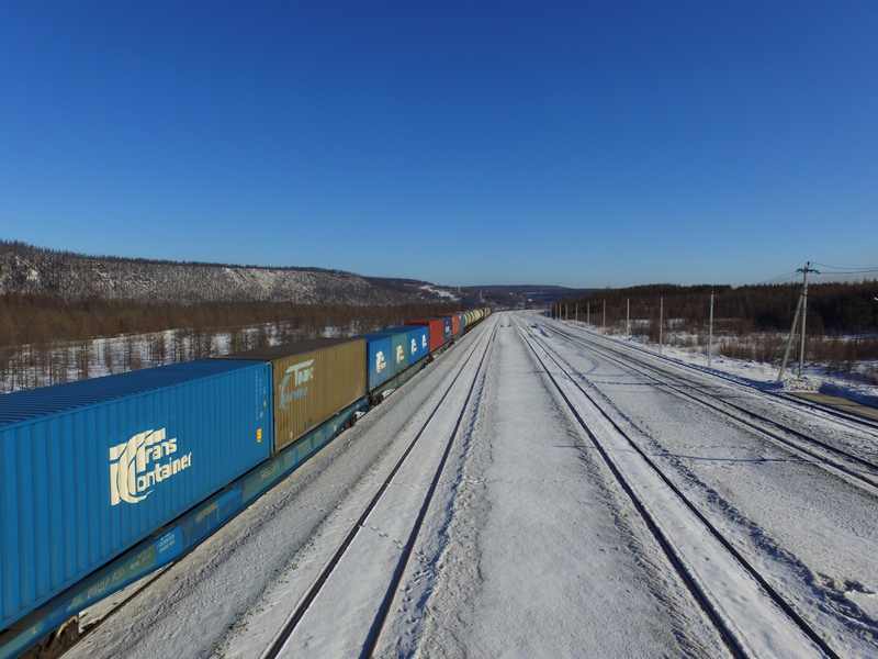 Перевозки грузов через  станцию Нижний Бестях впервые преодолели отметку в 1 млн тонн