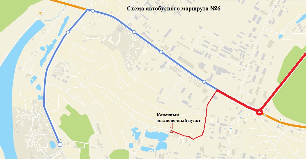 В Якутске внесли изменения в схему движения автобусного маршрута №6