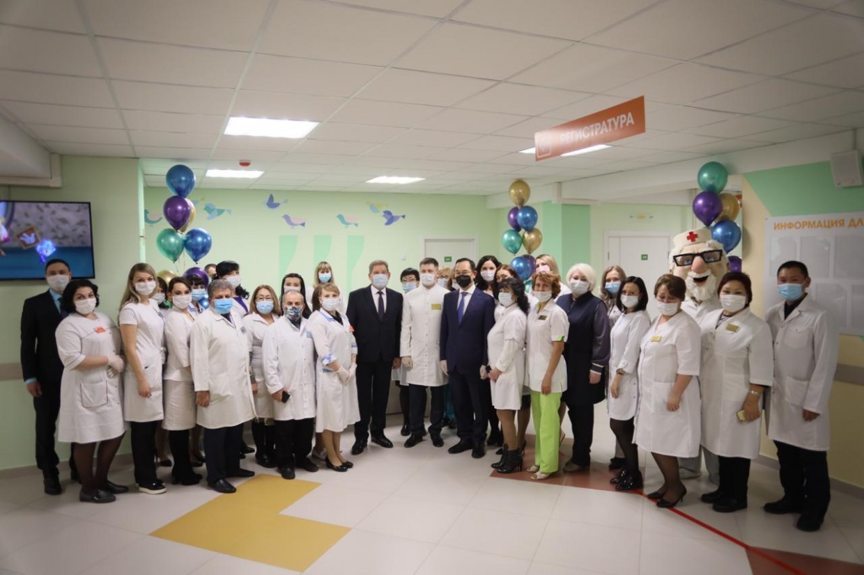 В Нерюнгри после капитального ремонта открылась детская поликлиника