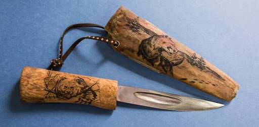 Полицейскими установлен подозреваемый в краже якутского ножа стоимостью 65 тысяч рублей (видео)