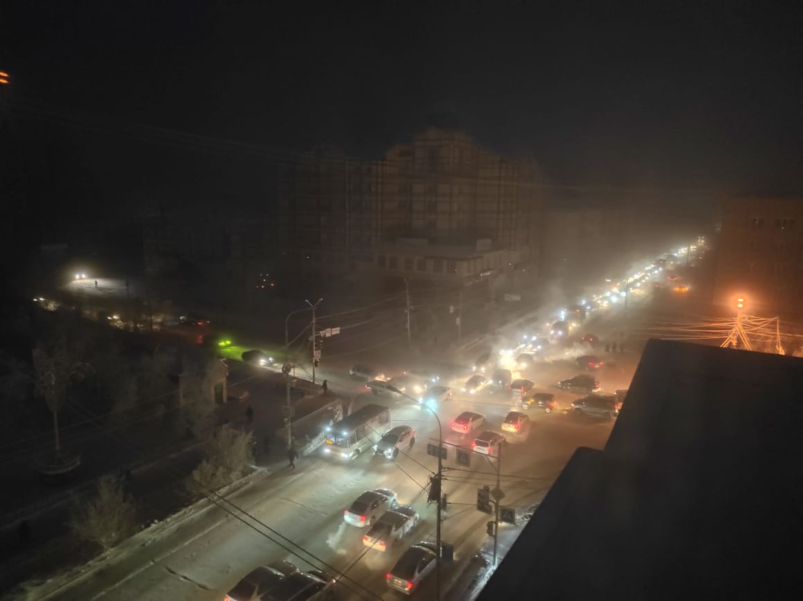 В Якутске произошло масштабное отключение света