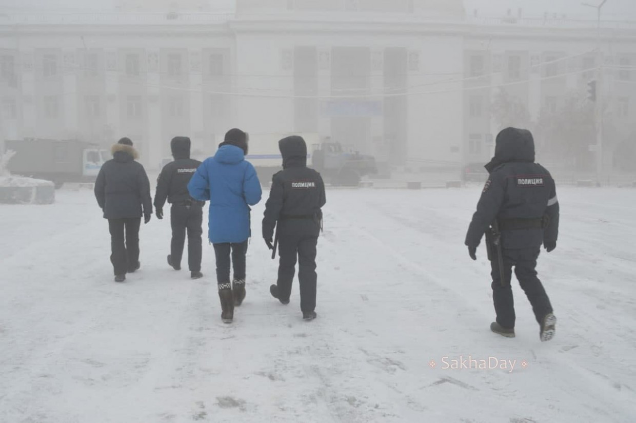 В МВД Якутии сообщили о количестве задержанных на акции в Якутске