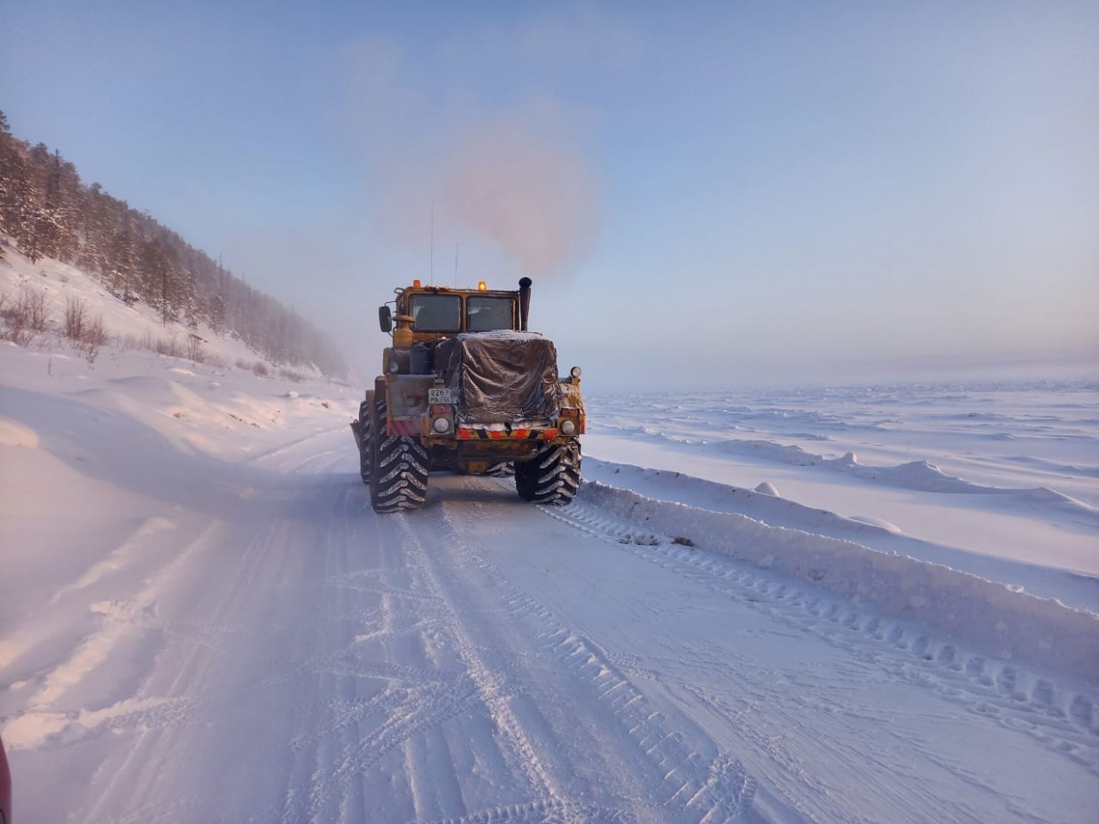 Открыты участки зимника "Умнас" в Хангаласском и Олекминском районах