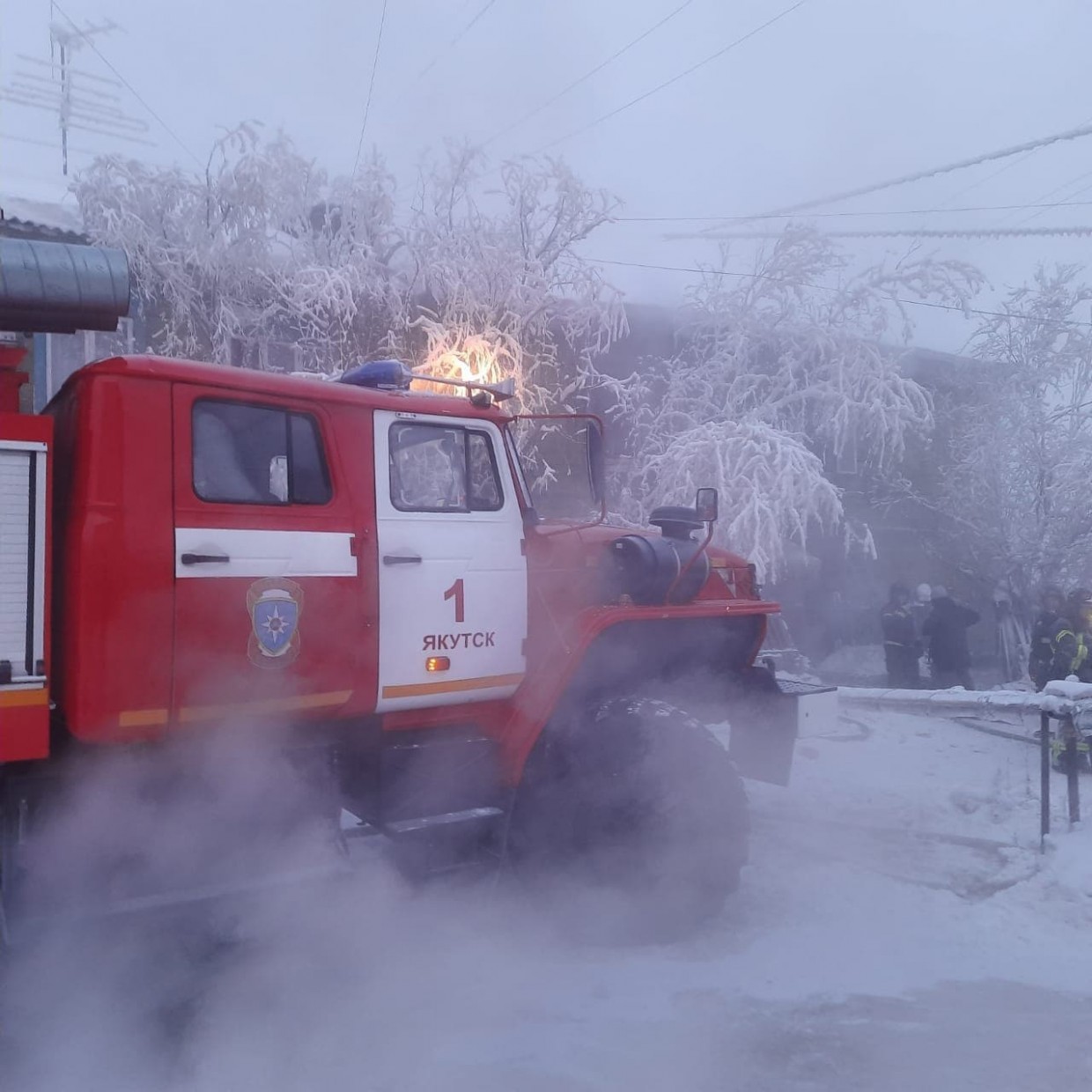 В ходе тушения пожара на ул. Шевченко в Якутске обнаружено тело погибшего