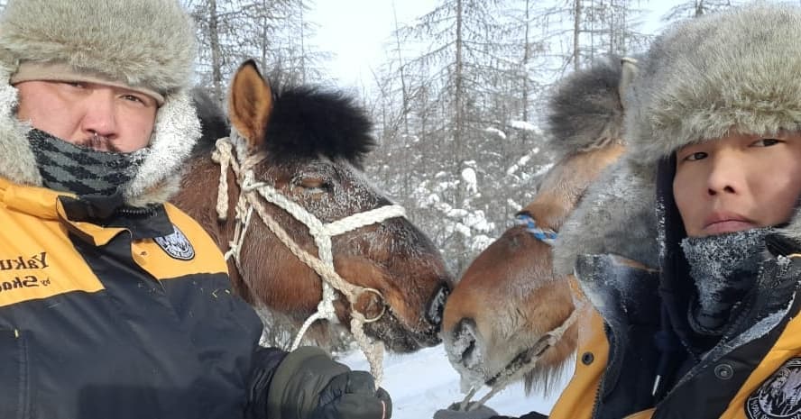 Путешественники на лошадях приедут в Якутск 30 марта после обеда