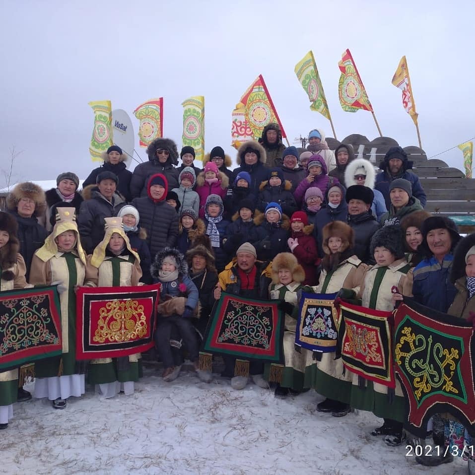 Якутских всадников торжественно встретили в Таттинском районе