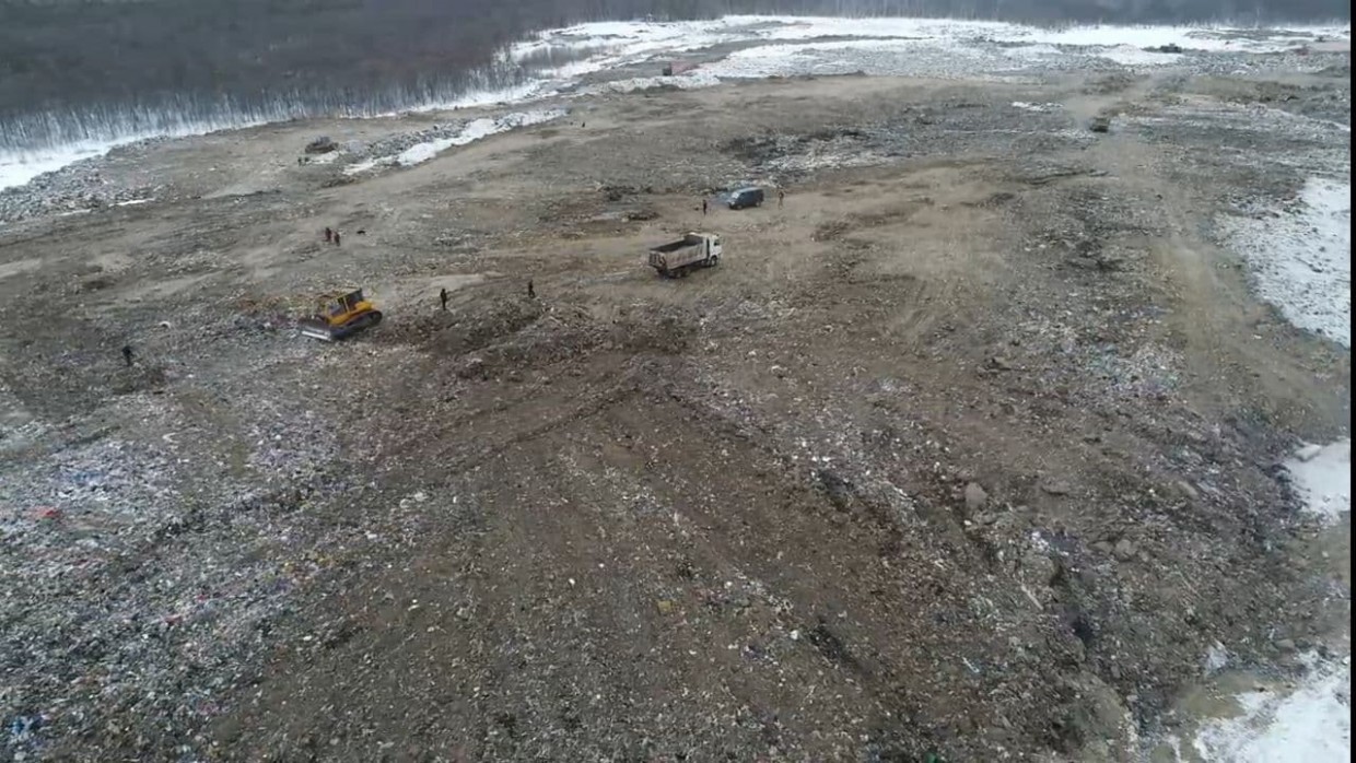 Возгорание на городской свалке в Якутске полностью ликвидировано