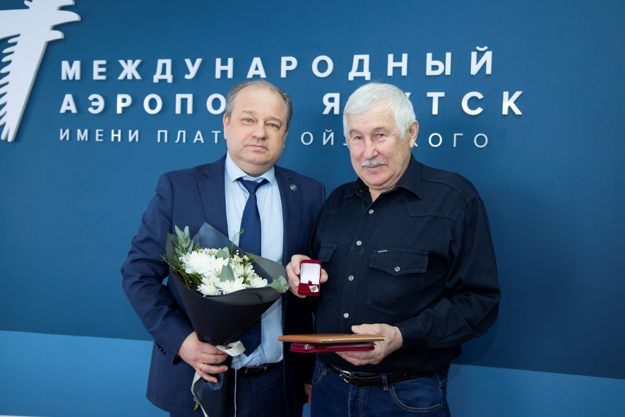 Работник аэропорта «Якутск» награжден Знаком отличия «Гражданская доблесть»