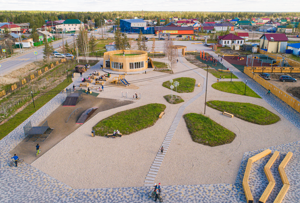 Семь общественных пространств Якутии вошли в число лучших практик благоустройства 2020 года в России