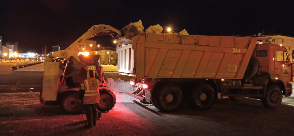 Дорожные службы Якутска работают круглосуточно