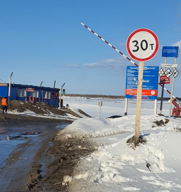 О грузоподъемости ледовой переправы через реку Лена