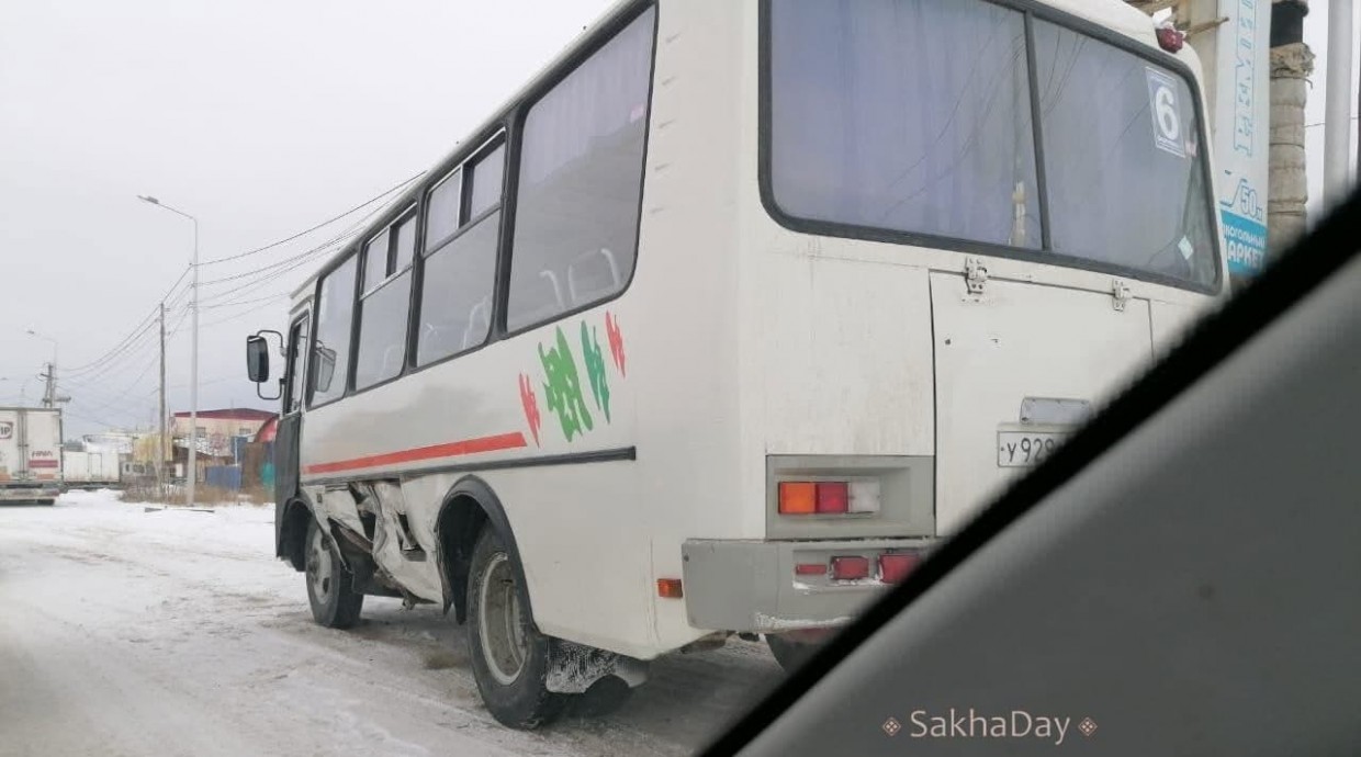 За неделю в Якутске зарегистрировано 4 ДТП с участием автобусов, в которых пострадало 3 человека