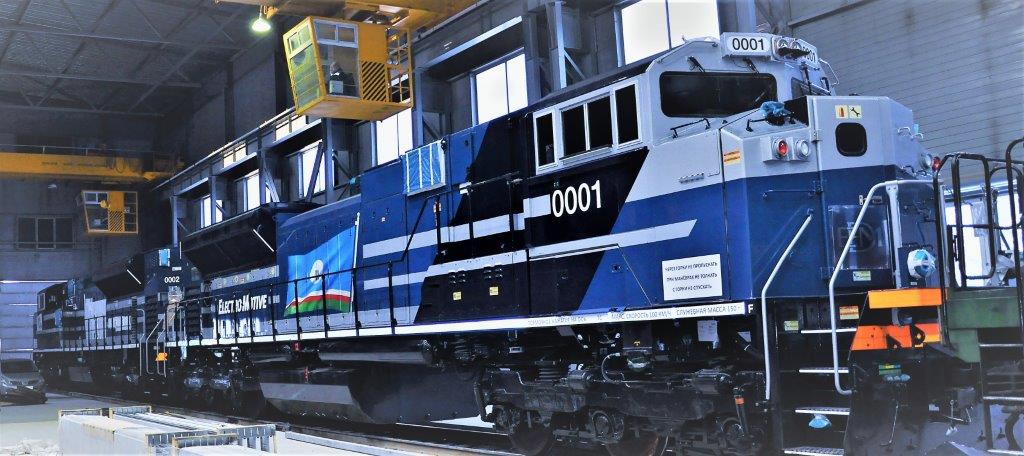На инфраструктуре АО «АК «ЖДЯ» проходит испытание американский тепловоз CATERPILLAR