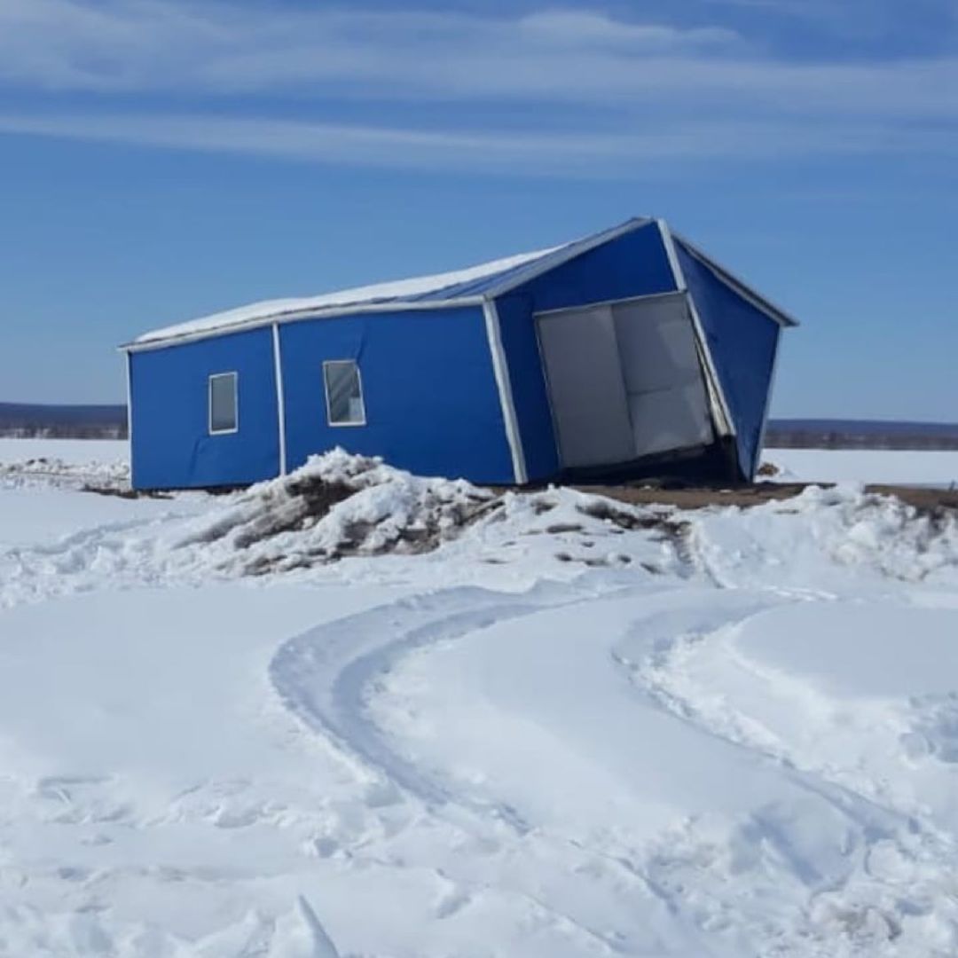 Здание котельной в Амгинком районе деформировалось во время попытки его передвинуть