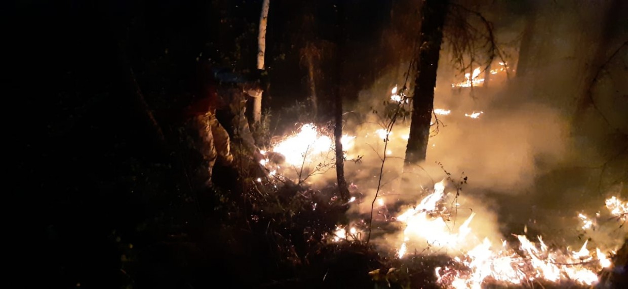 В Хандыге прошел небольшой дождь