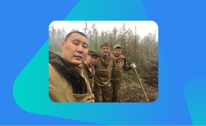 Алексей Петров: Добровольцы АЭБ активно участвуют в ликвидации лесных пожаров в Горном районе
