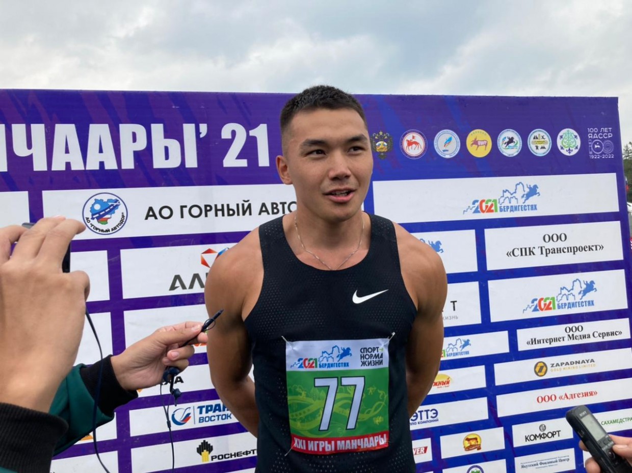 Кай Адамов - абсолютный чемпион Игр Манчаары по якутским прыжкам