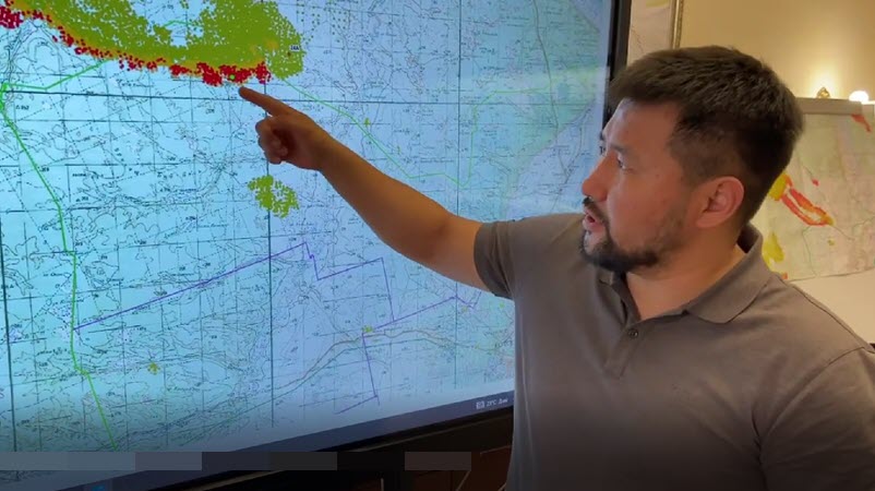 Евгений Григорьев о лесном пожаре на границе Якутска