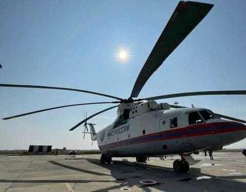 Глава Якутии вылетел на пожары в Намском и Усть-Алданском районах