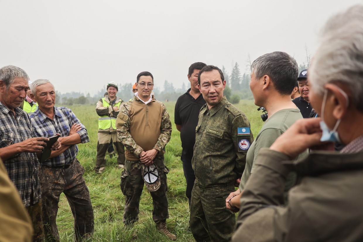 Глава Якутии работает в Горном районе