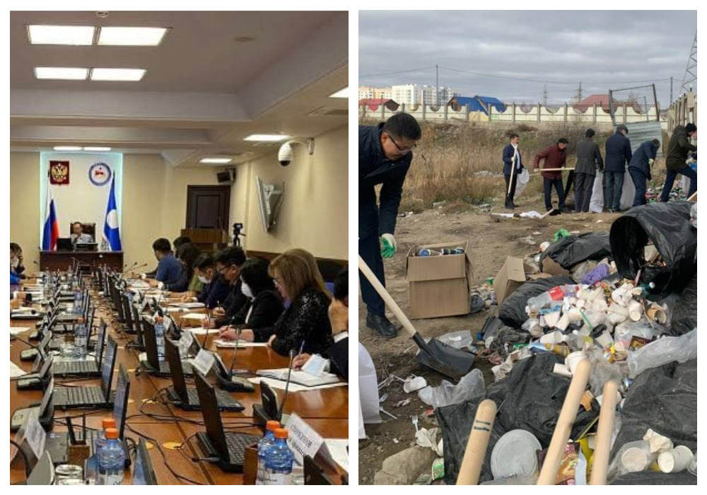 "Зачем чиновников превращать в дворников?". Спонтанный субботник озадачил якутян