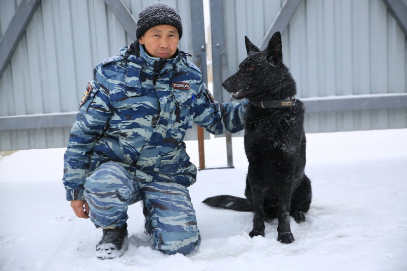 Потерявшуюся 8-летнюю девочку в Якутске удалось найти, благодаря легендарной овчарке Арес