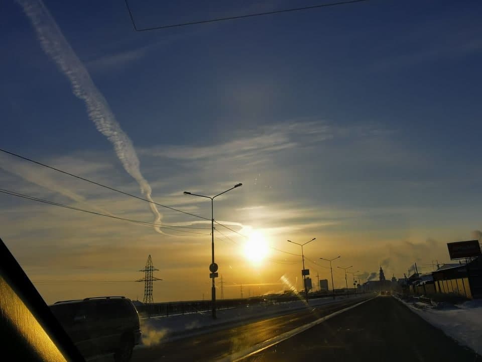 В Министерстве транспорта объяснили происхождение "подозрительных следов" в небе над Якутском