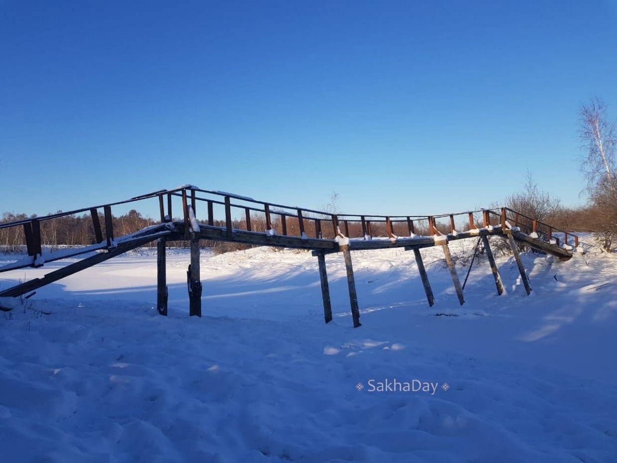 В Якутии алаас, где родился Платон Ойунский, остался без моста