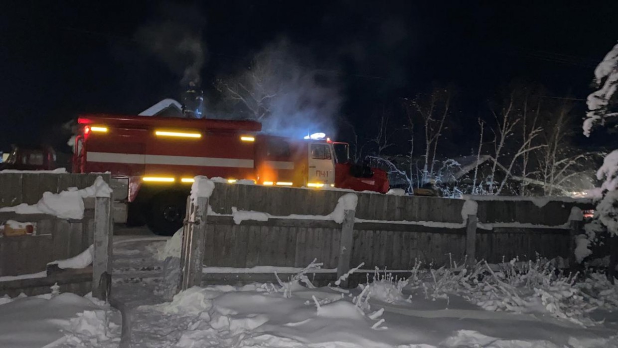 В результате пожара в селе Сунтар погибли 6 человек, в том числе 4 детей