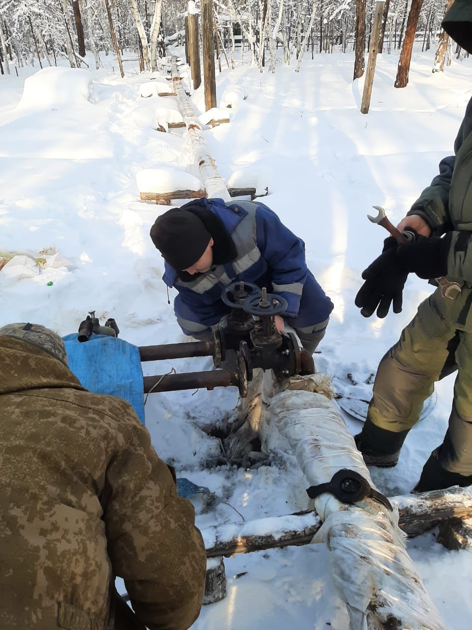 Тепло подано во все дома села Чурапча
