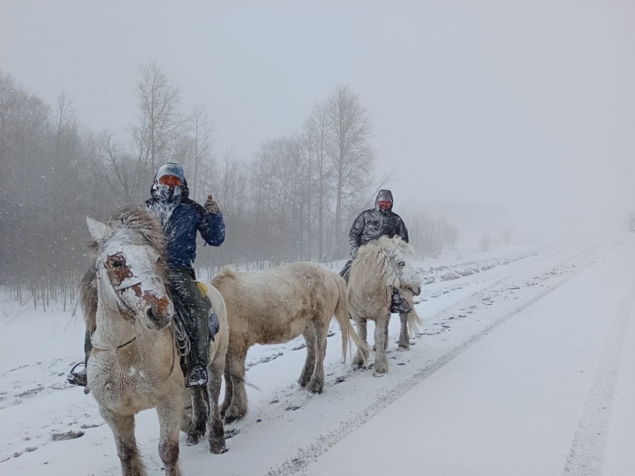 Оймяконские всадники сегодня пересекут границу Кемеровской области