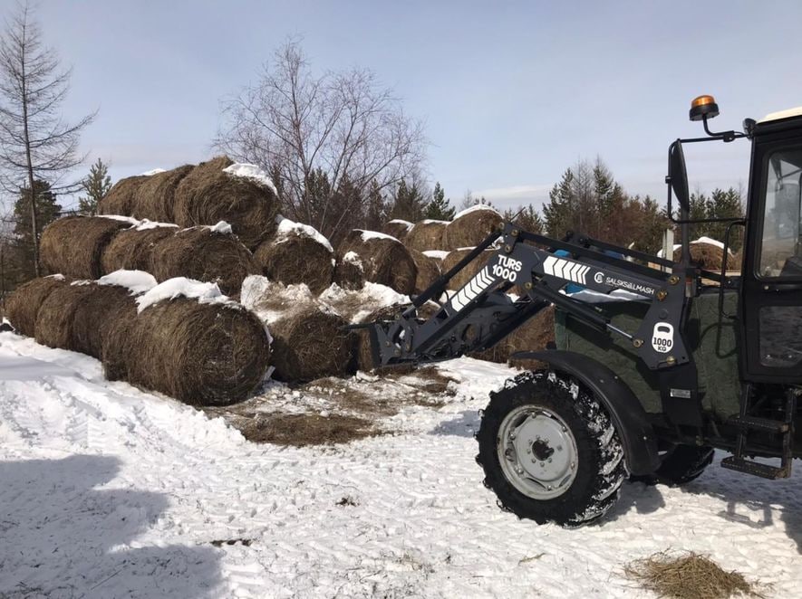 Первая партия забайкальского сена прибыла в Олекминский район Якутии