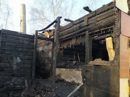 Следком назвал предварительную причину страшного пожара в Мархе, унесшего жизни двоих человек