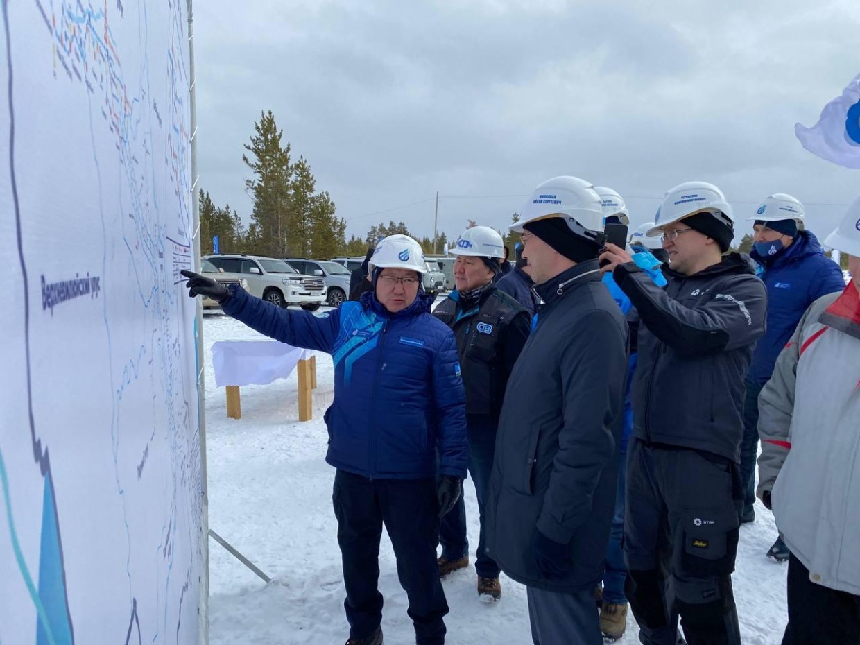 Алексей Колодезников о начале строительства участка газопровода «Кысыл-Сыр - Мастах 84»