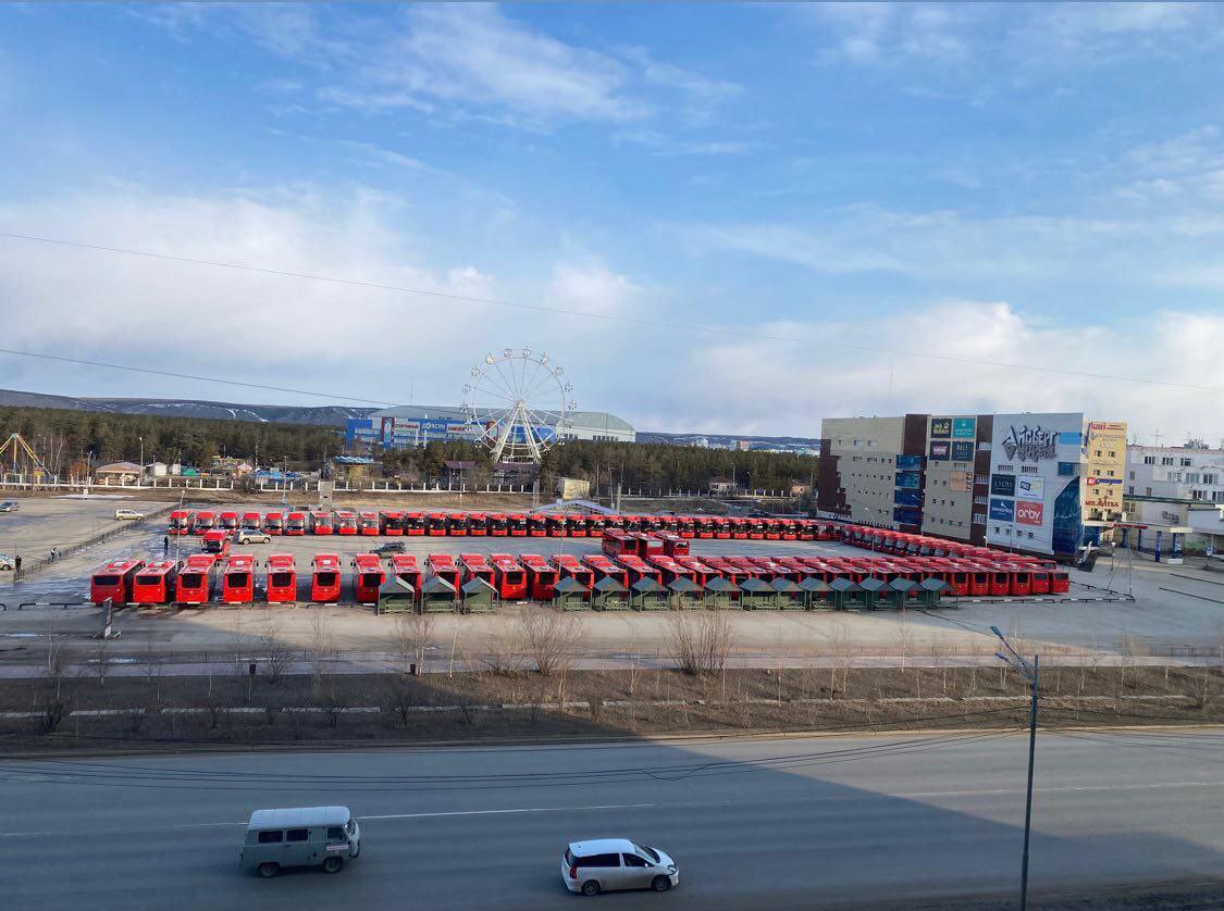 90 автобусов будут курсировать по внутригородским маршрутам