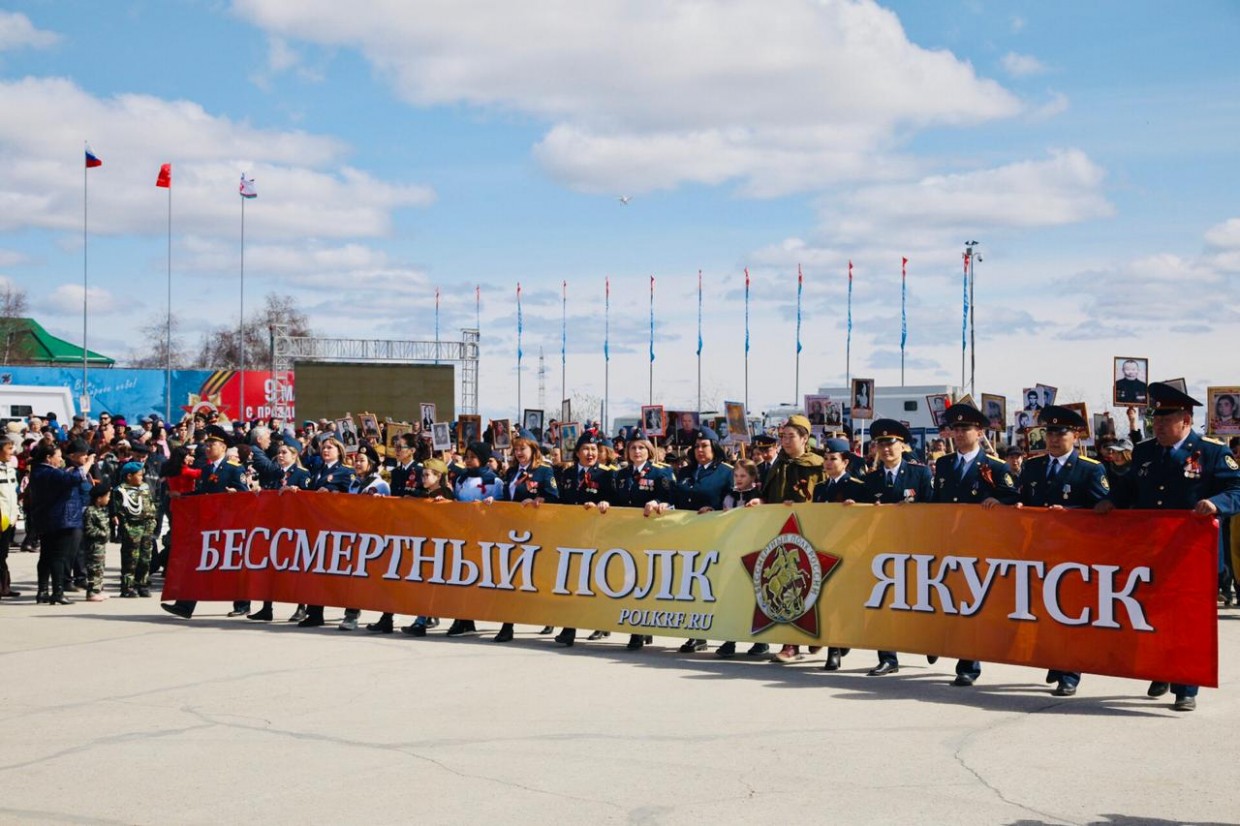 9 мая шествие «Бессмертного полка» в Якутске начнется в 12 часов