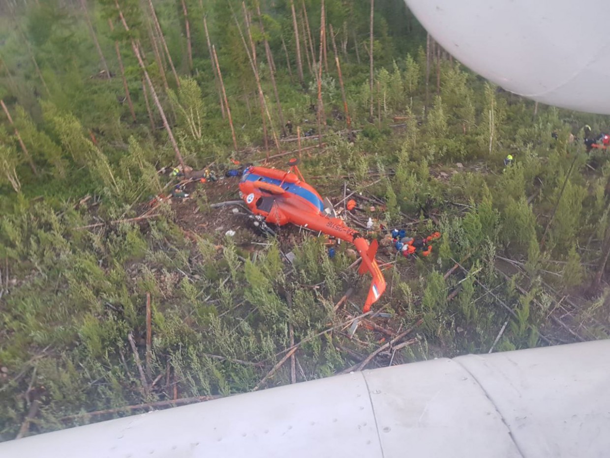 В Якутск доставлены 8 пострадавших в результате жесткой посадки Ми-8 в Алданском районе
