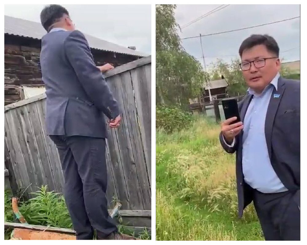 Как мэр Вилюйска искал свои ботинки в чужом дворе (видео)