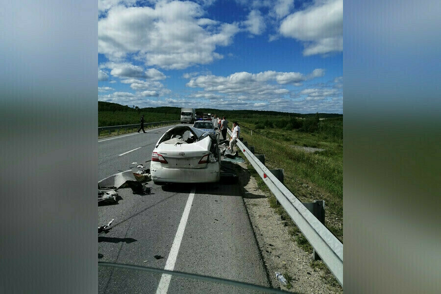 Подробности страшного ДТП под Свободным: автомобиль якутян столкнулся с самосвалом