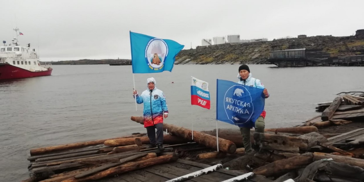 Якутские моржи о заплыве в Диксоне: «Было ветрено и холодно»