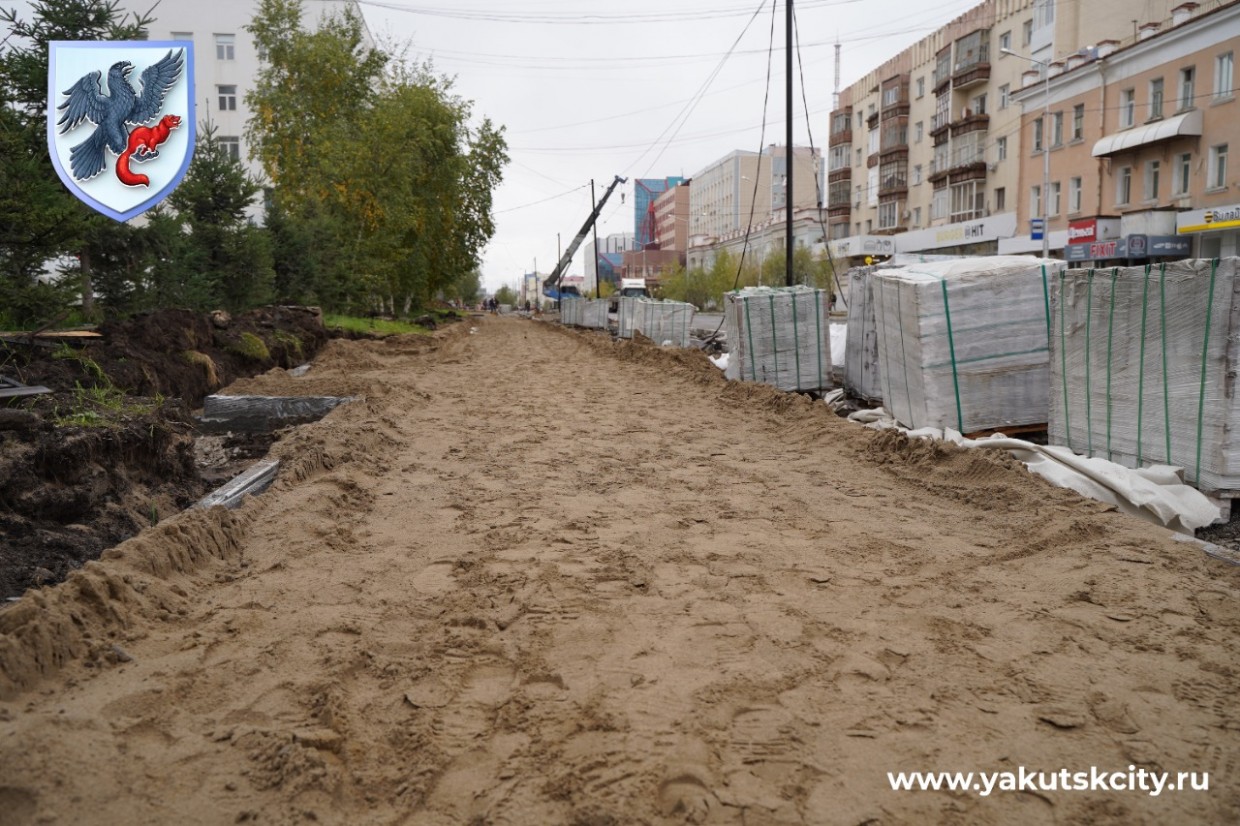 Асфальтирование проспекта Ленина достигло «экватора»