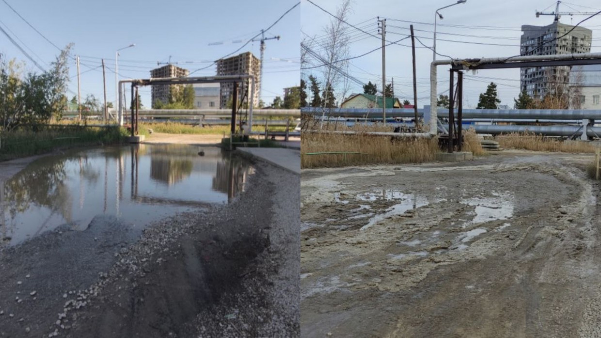 История одной лужи в Якутске
