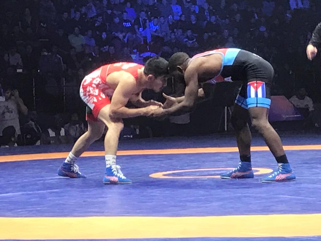 Мемориал Коркина: Арыйаан Тютрин вырвал победу у кубинского борца