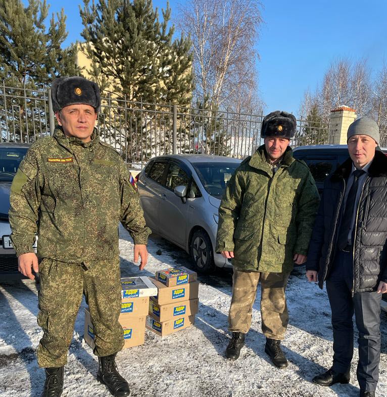 Якутское отделение ЛДПР оказало гуманитарную помощь мобилизованным землякам, находящимся в Забайкальском крае