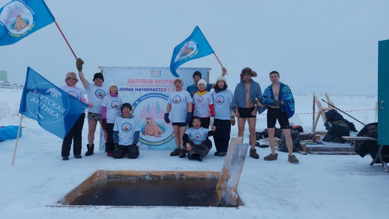 Для якутских моржей минус 30 градусов – это «тепло»