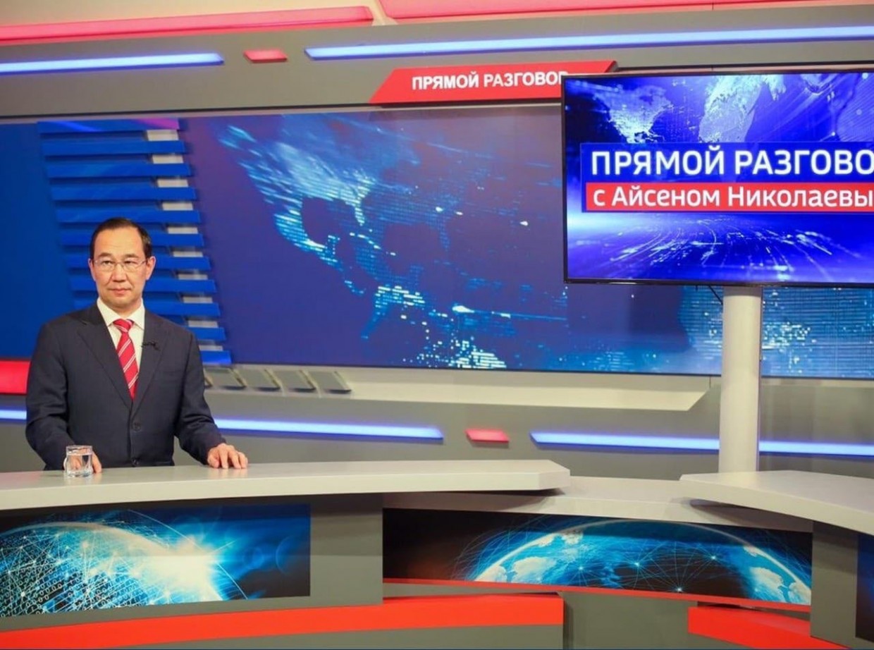 Сегодня Айсен Николаев примет участие в передаче «Прямой разговор» ГТРК «Саха»