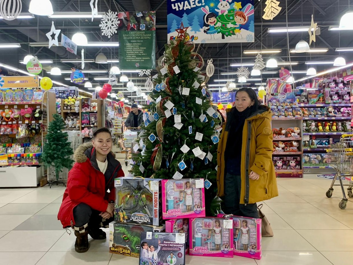 «Елка добра» в Якутске: как менялись магазины для участия в акции