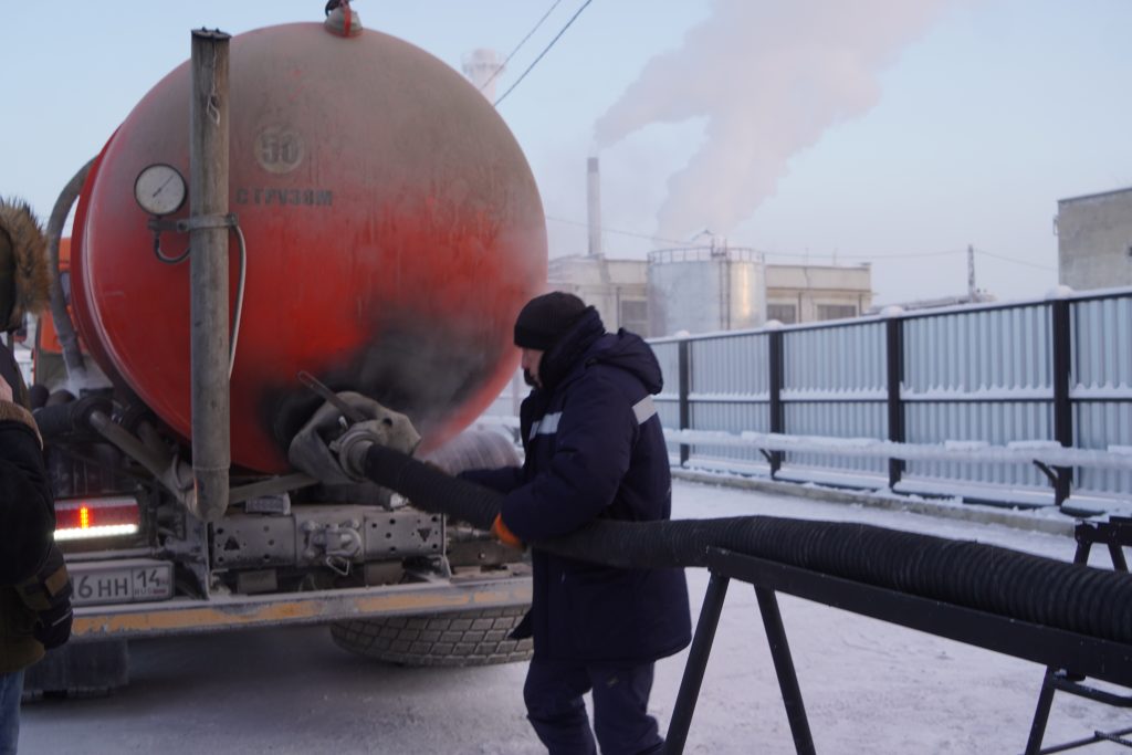 В Якутске на сливных станциях бесплатно принимают жидкие бытовые отходы