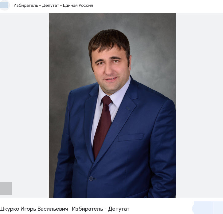 Членство в партии «Единой России» Игоря Шкурко будет приостановлено