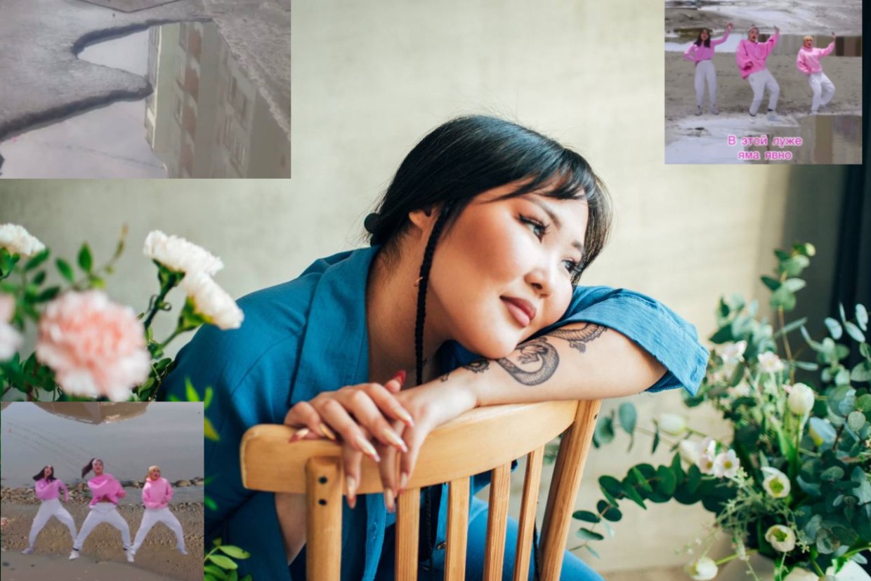 «В этой луже яма явно»: Рэперша Тундра рассказала, как ее вдохновили лужи Якутска